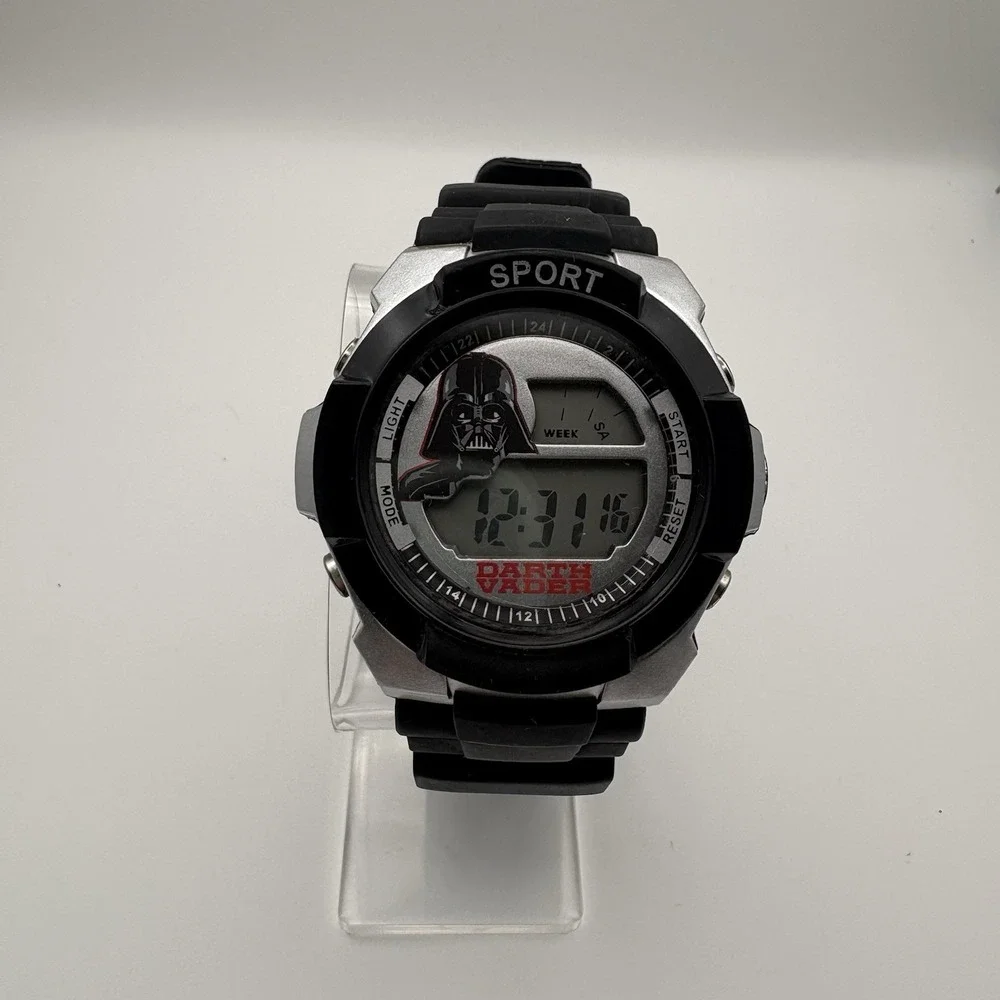 Darth Vader Star Wars LCD Men's Vintage Collectible Watch SWCAD059 !Works!